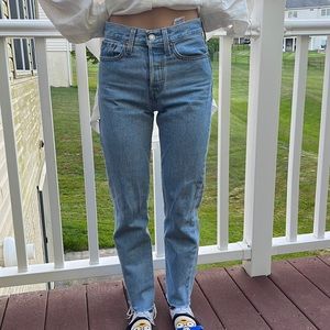 LEVIS wedgie straight jeans, size 24
